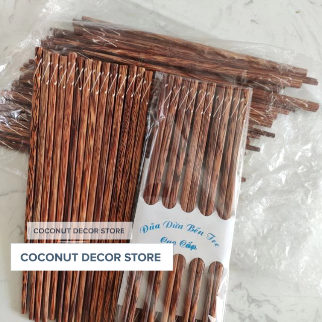 Đũa gỗ dừa vân loại 1 - 50 đôi