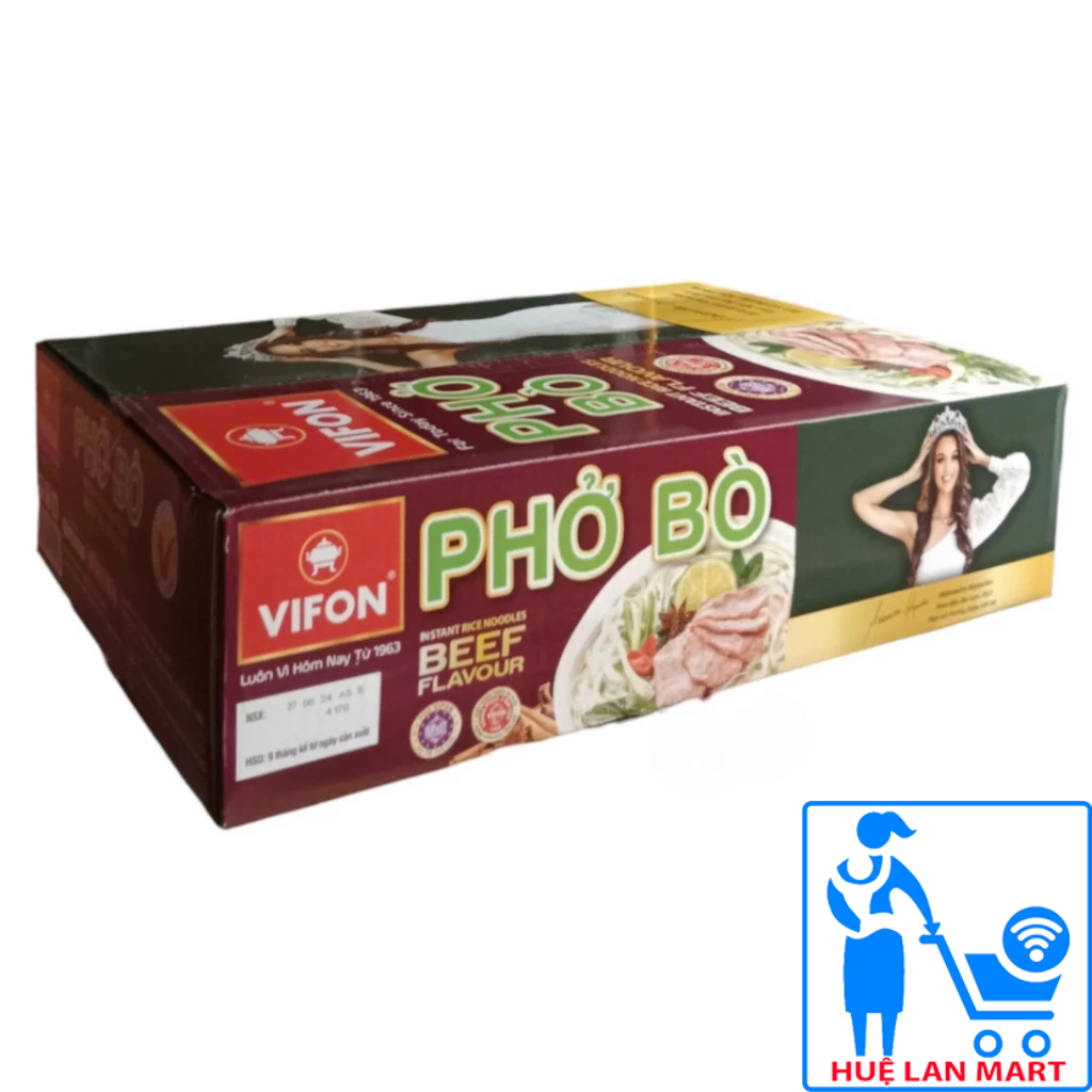 Phở Bò Vifon Thùng 30 Gói x 65g