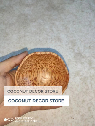 Chén gỗ dừa 9cm | Chén gỗ trộn mask | Chén mắm | Chén chấm gỗ dừa