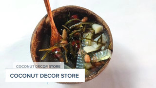 Chén ăn cơm gáo dừa - Bát gáo dừa