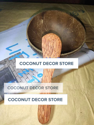 [Combo] - Que trộn mask && Bát gáo dừa
