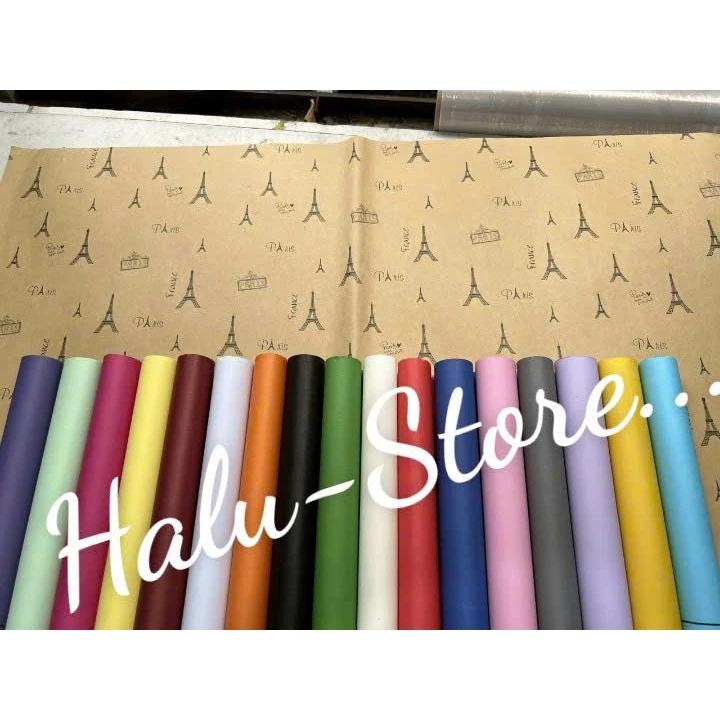 Giấy Gói Qùa Màu Trơn basic, trang Trí Tết, gói quà, background phong cách đơn giản - Halu Store
