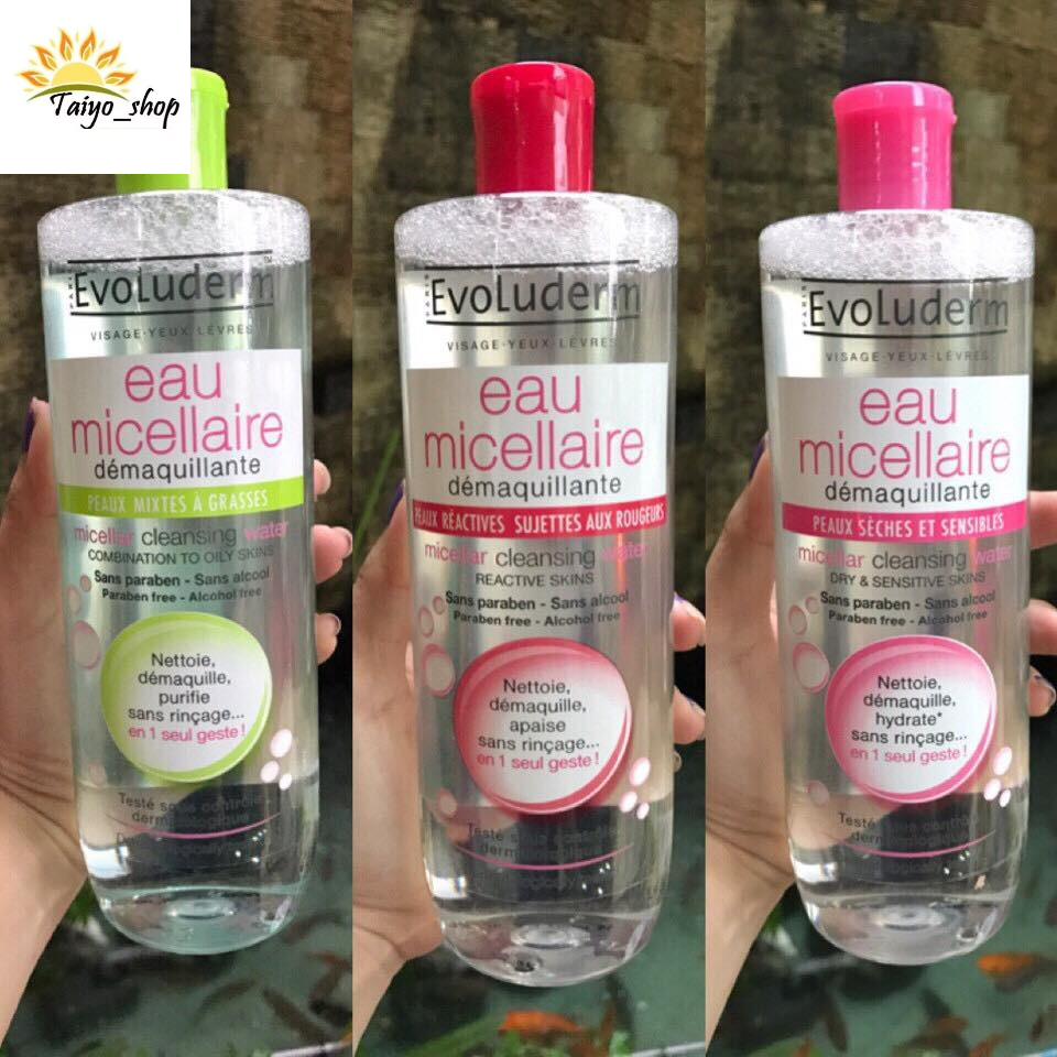 Nước Tẩy Trang Evoluderm Eau Micellaire