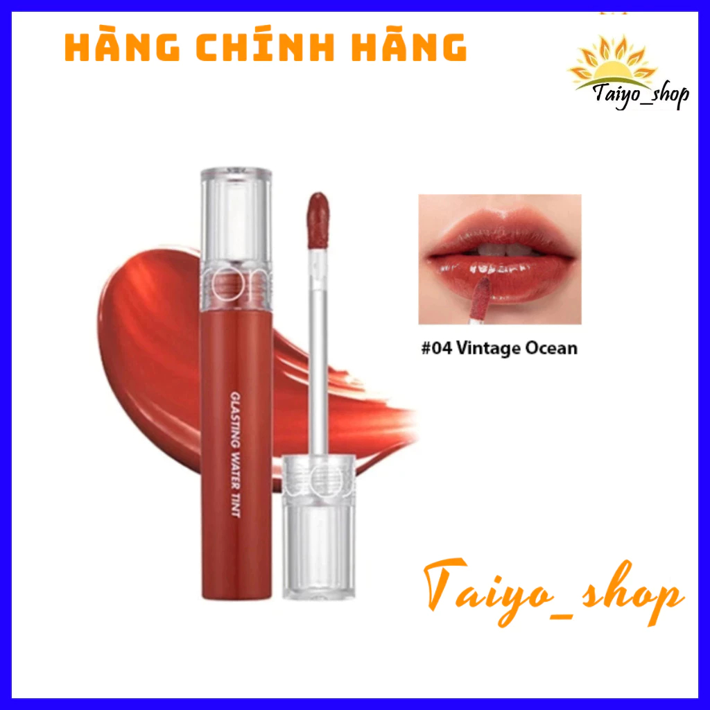 Son Tint Bóng Romand Glasting Water Tint - #Màu 04 Vintage Ocean