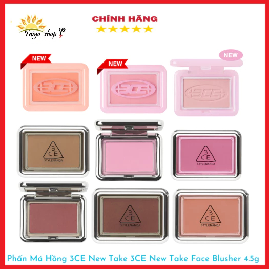 Phấn Má Hồng 3CE New Take Face Blusher