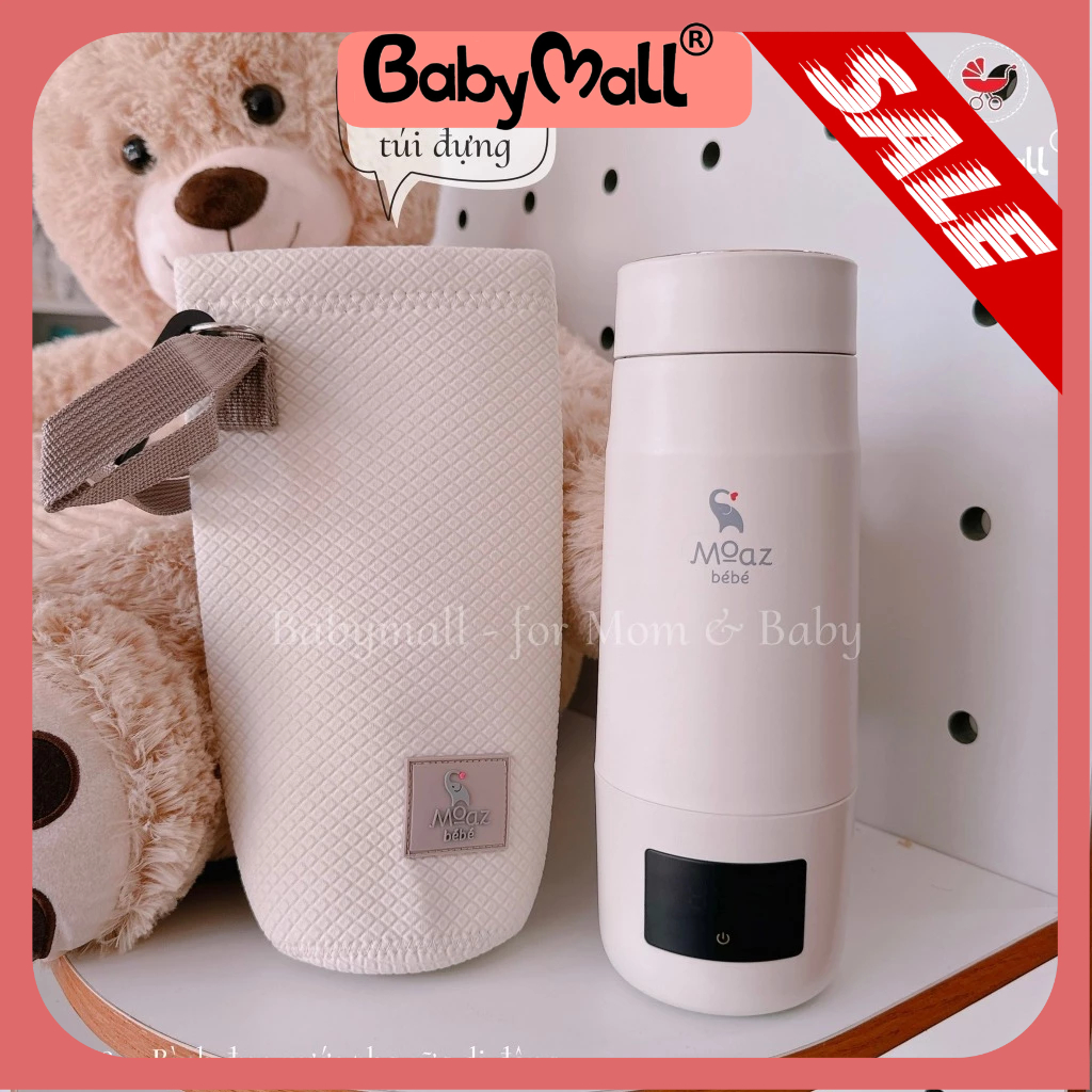 Bình đun nước pha sữa di động moazbebe MB058