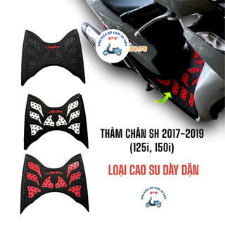 Thảm Chân Xe SH 2017, 2018, 2019 - Cao Su Dày -  Lót Sàn, Lót Chân, Gác Chân Trước Xe Máy