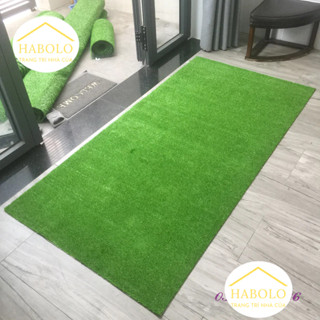 Thảm cỏ nhân tạo kích thước [1m x 2m] loại sợi dài 1cm trang trí ban công, hành lang...sân vươn.