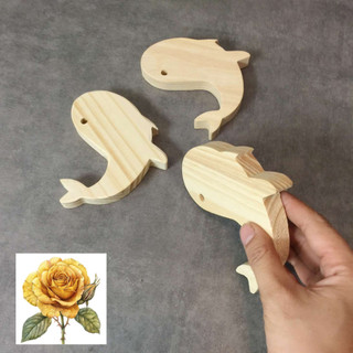 Cá gỗ - gỗ thông tự nhiên - chọn cá