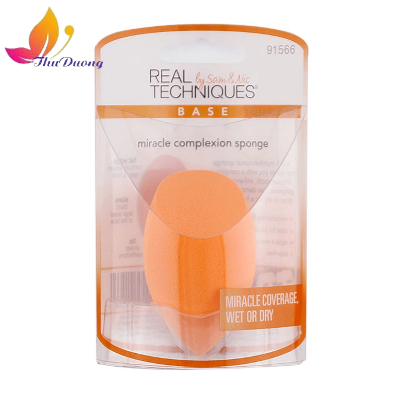 Bông Mút Trang Điểm Real Techniques Base Miracle Complexion Sponge (Mẫu mới)
