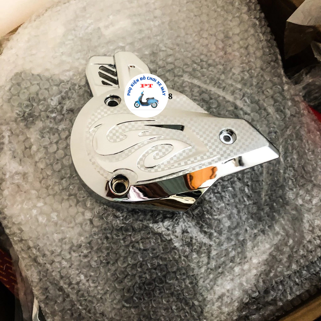 Ốp Lốc máy nhỏ Crom Xe AirBlade AB 2020, 2021 -  Phụ kiện đồ chơi Ốp Air Blade AB