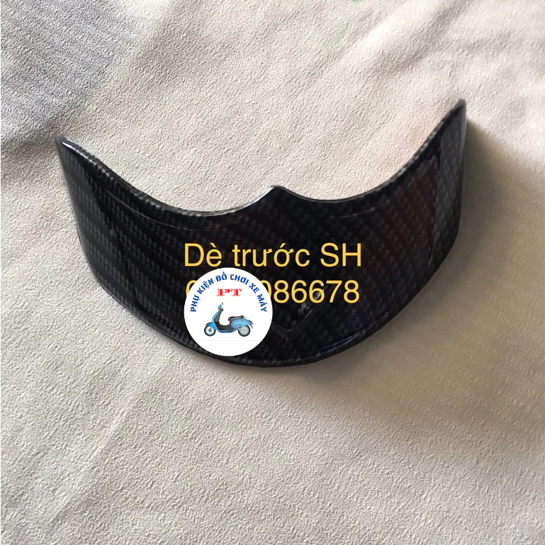 Ốp Mỏ Dè Trước Carbon Honda Sh 2017, Sh 2018, Sh 2019 - Phụ Kiện Đồ Chơi, Ốp Trang Trí, Bảo Vệ Honda