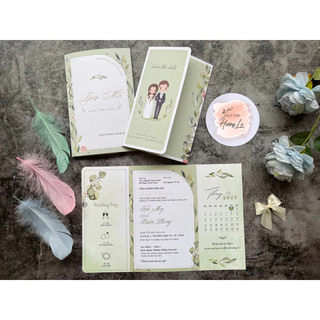 Thiệp cưới gập 3 TP41