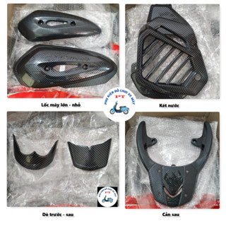 Phụ kiện Ốp Honda SH Mode 2013, 2014, 2015, 2016, 2017, 2018, 2019 Carbon, Cacbon Trang trí, bảo vệ xe máy