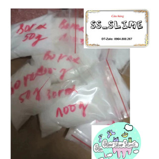 Bột borax/hàn the 100g (nguyên liệu làm slime) ( bán sỉ)