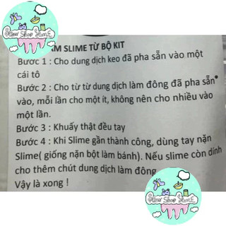 Bộ kit làm slime siêu siêu rẻ