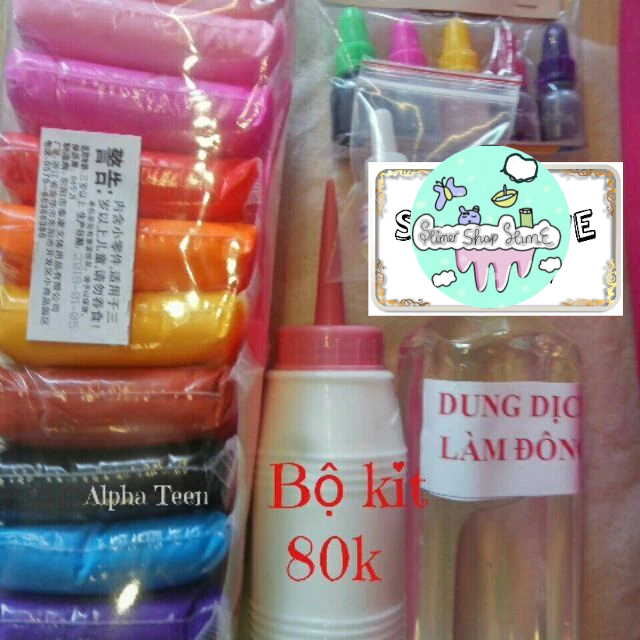 Bộ kit làm slime butter