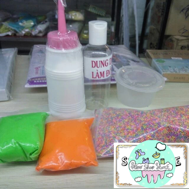 Bộ kit làm slime cơ bản siêu rẻ
