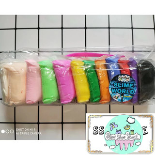 Bịch 12 màu đất sét nhật superclay làm slime