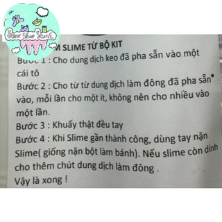 Bộ kit làm slime siêu rẻ
