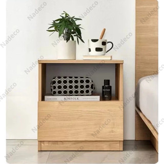 Tủ tab đầu giường tủ gỗ đa năng thông minh kệ gỗ decor phòng ngủ MDF cao cấp bền đẹp phong cách hiện đại - Nadecor