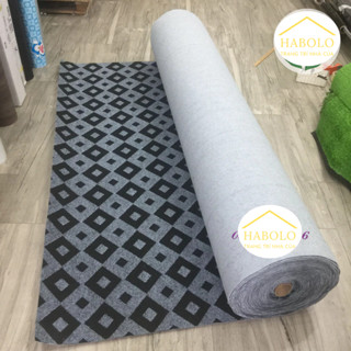 Lót sàn nỉ xám hoa văn dày 5mm - Thảm trải sàn phòng khách, ngủ, hội nghị tiệc cưới..