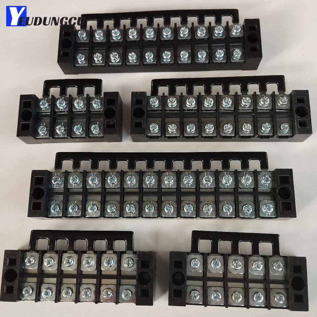 Cầu Đấu Điện Domino 25A -  Đủ Kích 3P 4P 5P 6P 8P 10P 12P và Jumper 25A