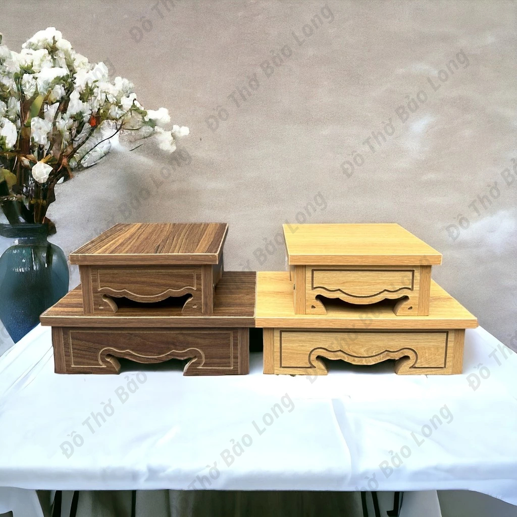 Đôn gỗ đế gỗ kê cây cây cảnh kệ gỗ để bàn kiểu dáng hiện đại đế gỗ tròn kê đồ trang trí phòng gỗ mdf chất lượng cao 032