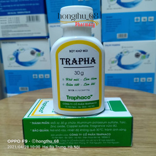 Bột khử mùi TRAPHA 30g