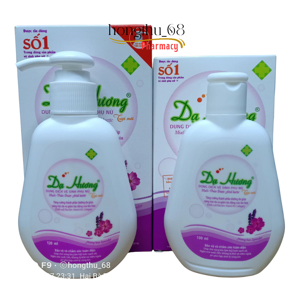 Dung dịch vệ sinh phụ nữ Dạ Hương Tím
