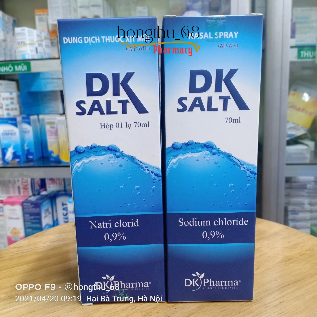 Dung dịch vệ sinh mũi DKSALT - DK Pharma