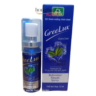 Xịt thơm miệng thảo dược Greelux