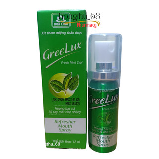 Xịt thơm miệng thảo dược Greelux