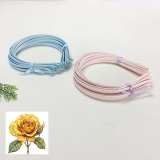 Chặn tóc, bờm tóc bằng kẽm, bọc vải 10 cái - chọn màu