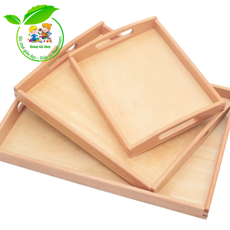 Khay gỗ Montessori 20x25cm