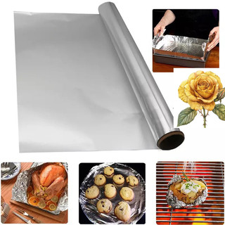 Giấy bạc nướng thịt cá cuộn 5m x khổ 45cm