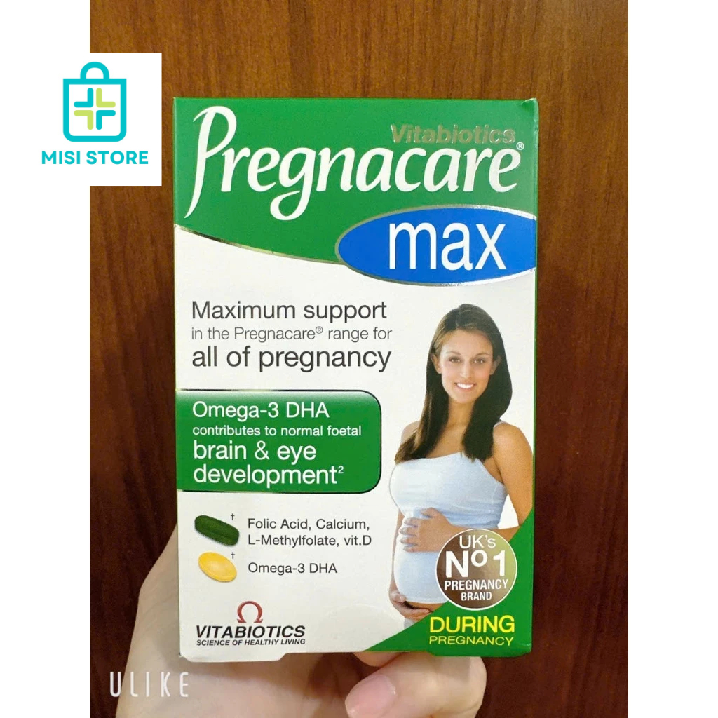 Pregnacare Max, Vitamin tổng hợp cho bà bầu của Anh, Hộp 84 viên
