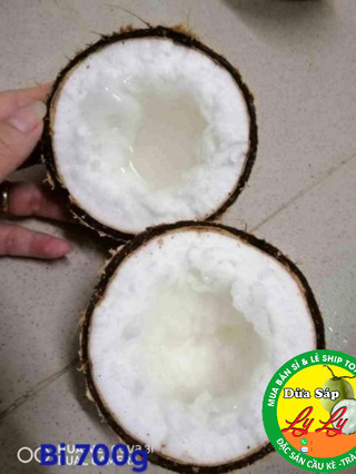 Dừa Sáp Bi 700g đặc ruột