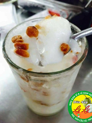DỪA SÁP LỎNG 4 LÀM MỨT SINH TỐ