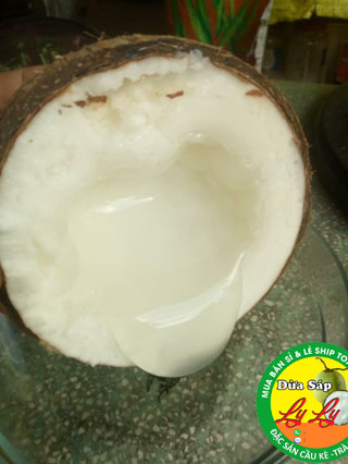 Dừa sáp Bi 500g đặc ruột