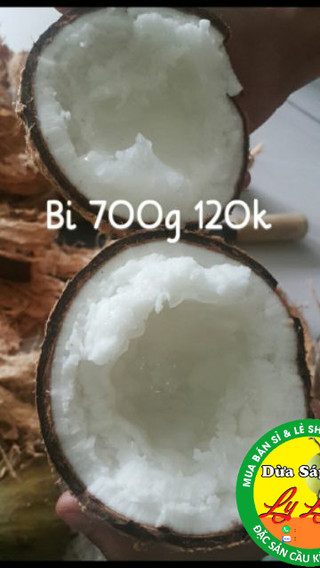 Dừa sáp Bi 500g đặc ruột