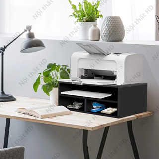 Kệ gỗ để bàn kệ máy in văn phòng gỗ MDF nhập khẩu cao cấp phong cách tối giản hiện đại