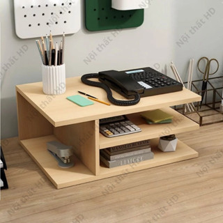 Kệ để máy tính kệ gỗ để bàn kệ để máy in máy scan máy tính PC laptop kệ văn phòng gỗ MDF cao cấp dễ dàng lắp ráp MS11