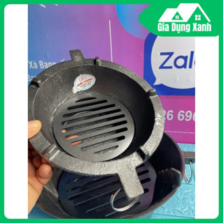 Bếp gang nướng than hoa, bếp gang nướng thịt, bếp cồn chiên BBQ GDX