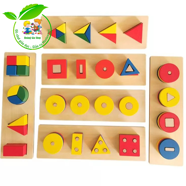 Lắp ghép và thả hình 0-3 tuổi