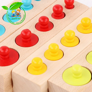 Bộ trụ có núm màu mini