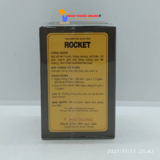 Viên uống ROCKET hộp 10 GÓI (che tên)