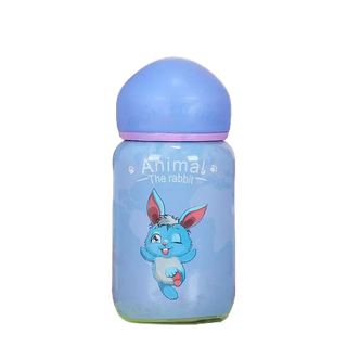 BÌnh nước thủy tinh con thỏ dể thương 300ml