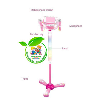 Micro đồ chơi hát karaoke có chân đế