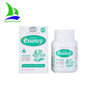 Viên uống ngừa mụn Esunvy - mát gan từ Thảo dược, giảm mụn trứng cá, mụn bọc, đầu đen, da dầu Lọ 30 viên